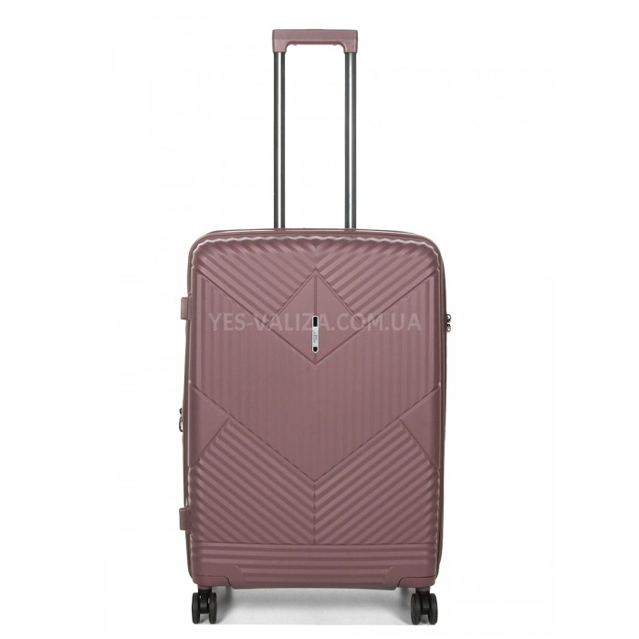 Чемодан средний M полипропилен фиолет 67х46х26+5см/77л/4кг/Airtex 639, фото 1