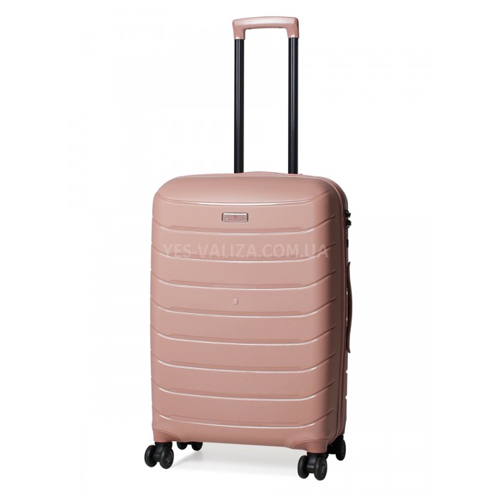 Набір валіз Франція (LMS+BC-4шт) поліпропілен пудра/Snowball 61303, фото 3