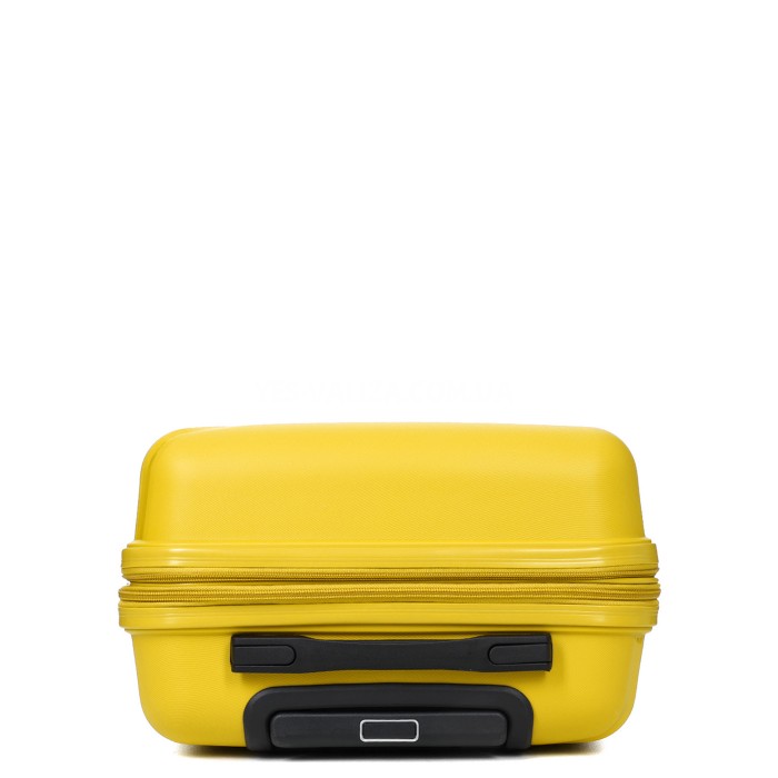 Чемодан малый S полипропилен жёлтый 55х38х24+5см/49л/3кг/Worldline 289, фото 9