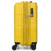 Валіза мала S поліпропілен жовта 55х38х24(+5)см/49л/3кг/Worldline 289, фото 20