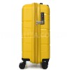 Чемодан малый S полипропилен жёлтый 55х38х24+5см/49л/3кг/Worldline 289, фото 18