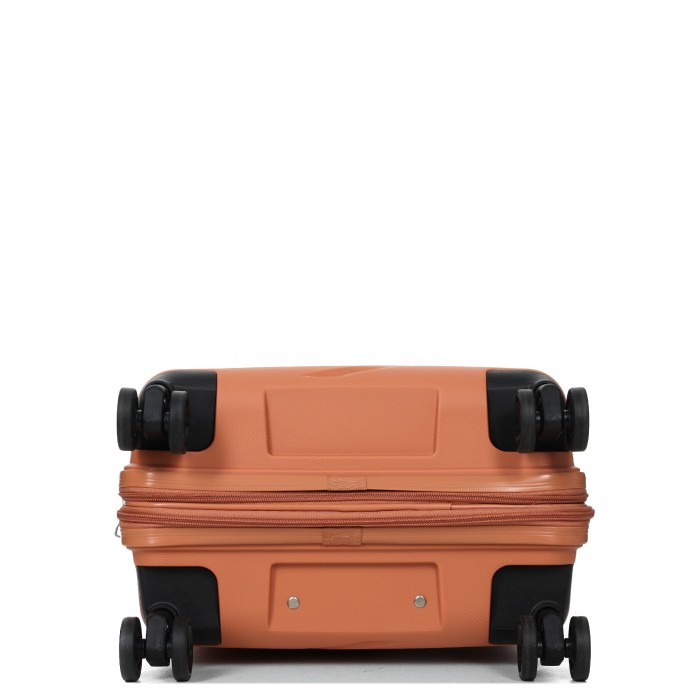 Чемодан малый S полипропилен оранж 55х38х24+5см/49л/3кг/Worldline 289, фото 10