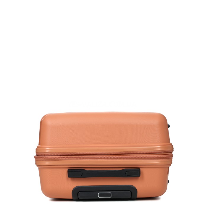 Чемодан средний М полипропилен оранж 65х44х28+5/77л/3.4кг/Worldline289, фото 9
