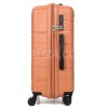 Валіза середня М поліпропілен оранж 65х44х28+5/77л/3.4кг/Worldline 289, фото 18