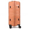 Чемодан средний М полипропилен оранж 65х44х28+5/77л/3.4кг/Worldline289, фото 19