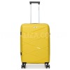 Валіза середня М поліпропілен жовта 65х44х28+5/77л/3.4кг/Worldline 289, фото 12