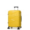 Валіза середня М поліпропілен жовта 65х44х28+5/77л/3.4кг/Worldline 289, фото 11