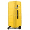 Чемодан большой L полипропилен жёлтый75х50х31+5/115л/4.4кгWorldline289, фото 24