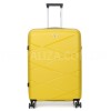 Валіза велика L поліпропілен жовта 75х50х31+5/115л/4.4кг/Worldline 289, фото 17