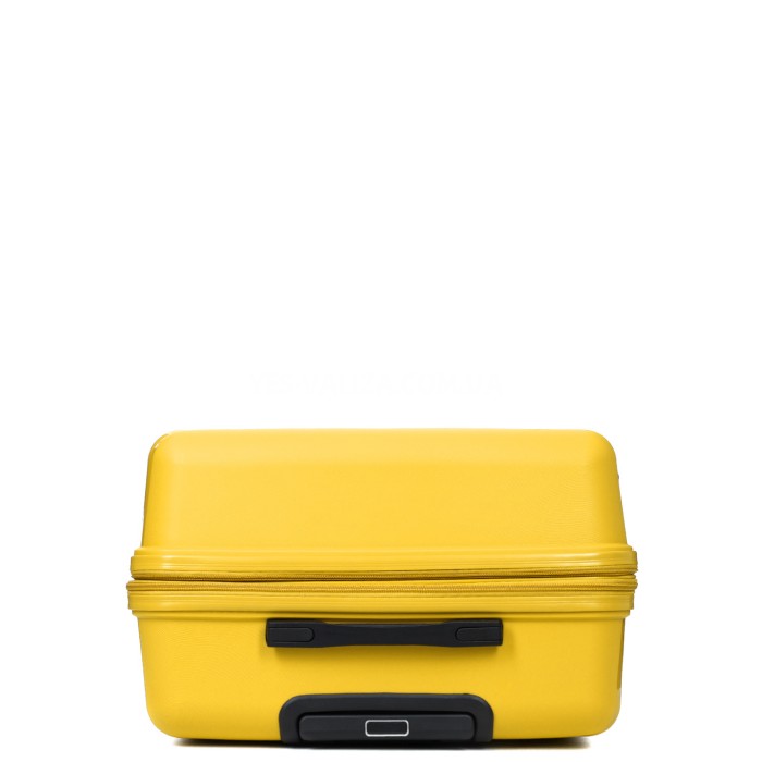 Чемодан большой L полипропилен жёлтый75х50х31+5/115л/4.4кгWorldline289, фото 5
