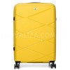 Валіза велика L поліпропілен жовта 75х50х31+5/115л/4.4кг/Worldline 289, фото 18