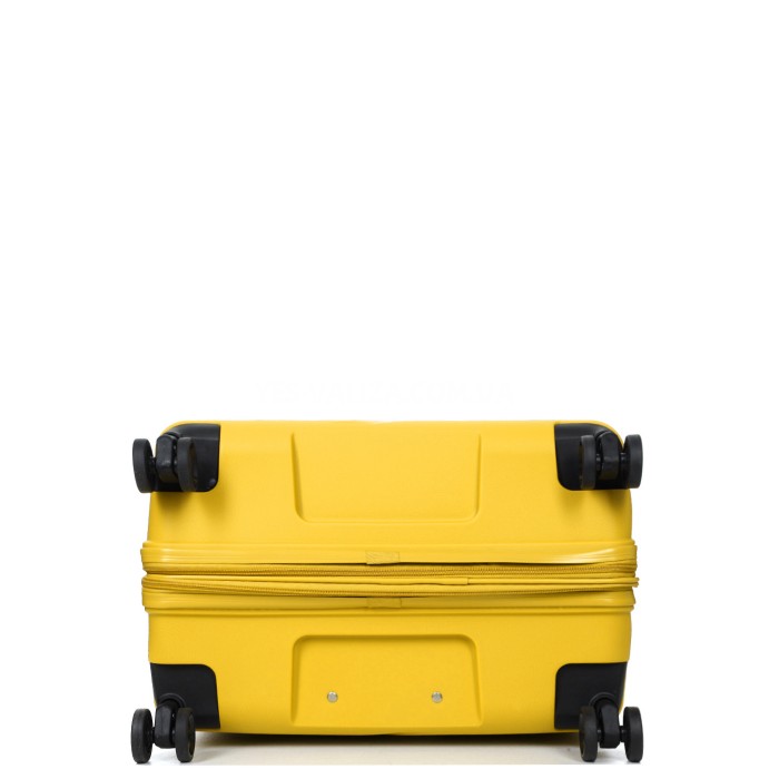 Валіза велика L поліпропілен жовта 75х50х31+5/115л/4.4кг/Worldline 289, фото 6