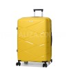 Чемодан большой L полипропилен жёлтый75х50х31+5/115л/4.4кгWorldline289, фото 16