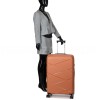 Чемодан большой L полипропилен оранж 75х50х31+5/115л/4.4кгWorldline289, фото 20