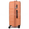 Валіза велика L поліпропілен оранж 75х50х31+5/115л/4.4кг/Worldline 289, фото 17