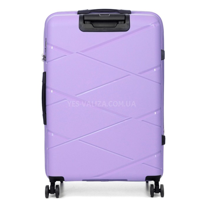 Чемодан большой L полипропилен сирень75х50х31+5/115л/4.4кгWorldline289, фото 8