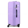 Чемодан большой L полипропилен сирень75х50х31+5/115л/4.4кгWorldline289, фото 19