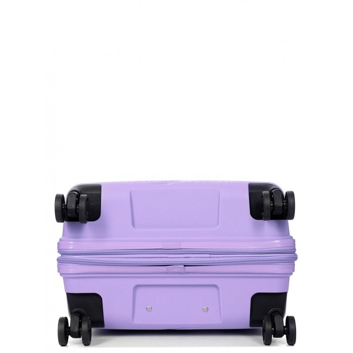 Набор чемоданов Франция (L M S-3шт) полипропилен сирень/Worldline 289, фото 9