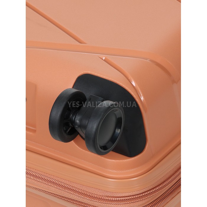 Набор чемоданов Франция (L M S-3шт) полипропилен оранж/Worldline 289, фото 12