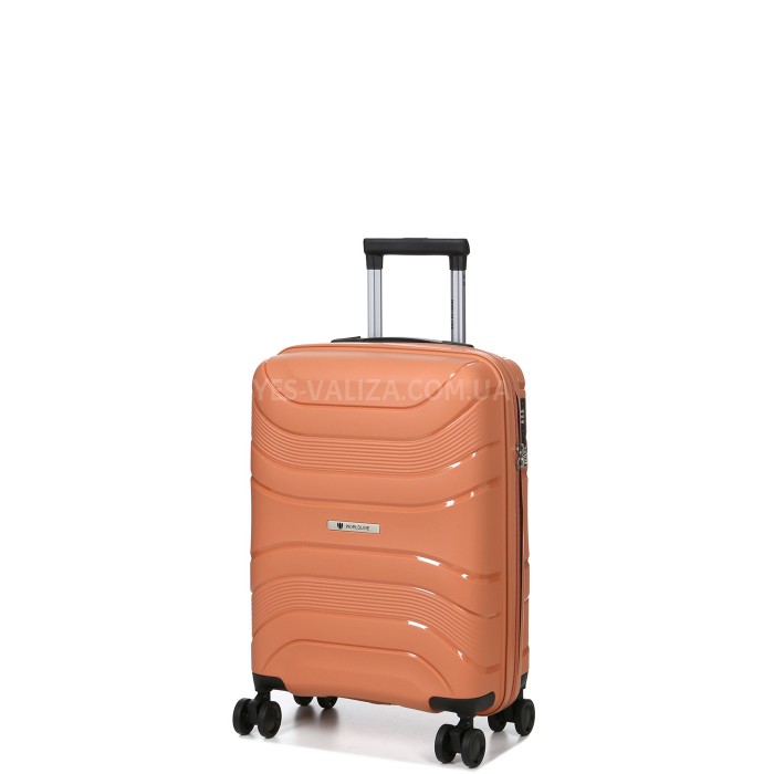 Чемодан малый S полипропилен оранж 54x38x22см/40л/2.6кг/Worldline 288, фото 1