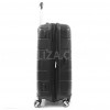 Чемодан средний M полипропилен чёрный 67х46х26см/70л/3.5кг/Airtex 232, фото 12