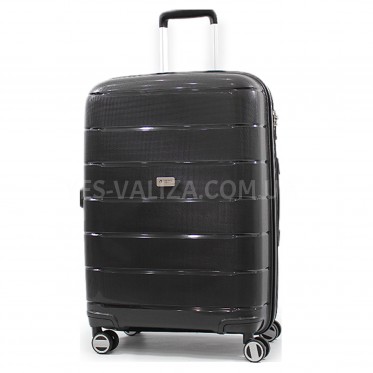Чемодан средний M полипропилен чёрный 67х46х26см/70л/3.5кг/Airtex 232