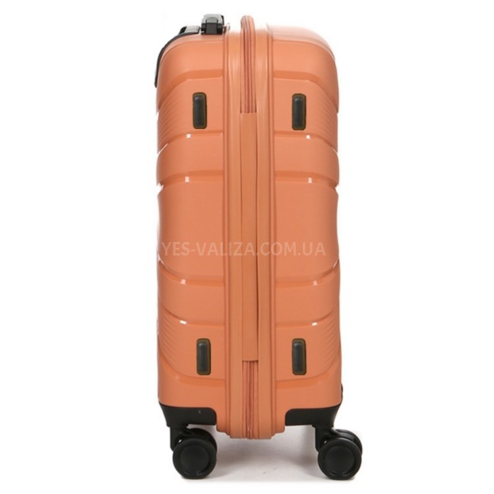 Валіза середня М поліпропілен помаранч 65х43х25/63л/3.1кг/Worldline288, фото 7