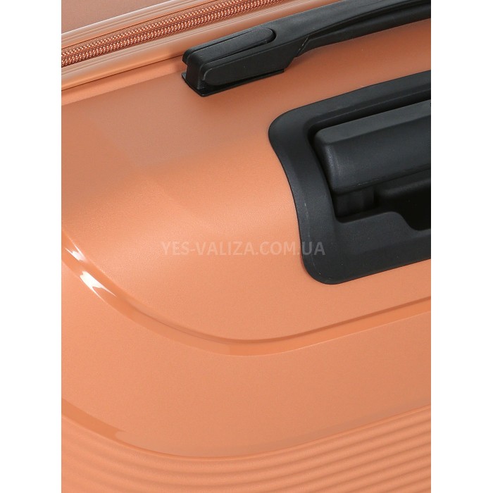 Чемодан средний М полипропилен оранж 65х43х25/63л/3.1кг/Worldline 288, фото 10