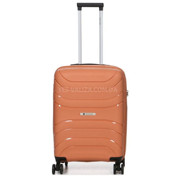 Валіза середня М поліпропілен помаранч 65х43х25/63л/3.1кг/Worldline288, фото 1