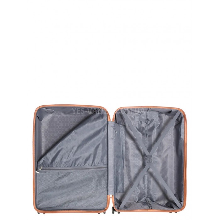 Чемодан большой L полипропилен оранж 74х49х29/95л/3.9кг/Worldline 288, фото 9