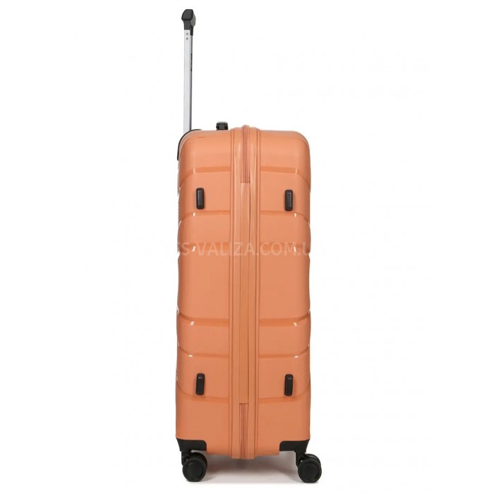Валіза велика L поліпропілен оранж 74х49х29см/95л/3.9кг/Worldline 288, фото 6