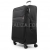 Чемодан большой L ткань чёрный 77х48х31(+5)см/112л/3.8кг/Snowbal 21505, фото 12