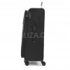 Чемодан большой L ткань чёрный 77х48х31(+5)см/112л/3.8кг/Snowbal 21505, фото 14