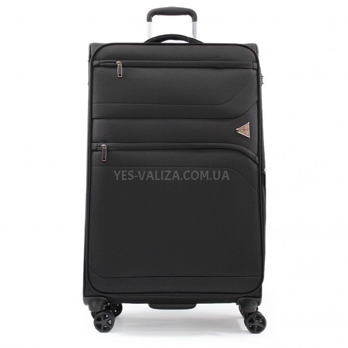 Валіза велика L тканина чорна 77х48х31(+5)см/112л/3.8кг/Snowbal 21505, фото 1