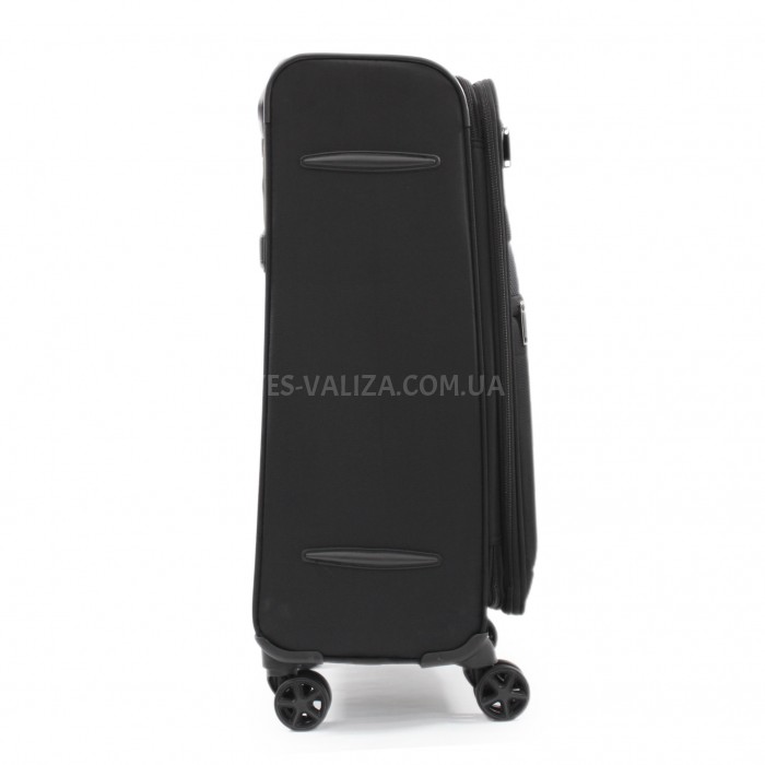 Чемодан средний M ткань чёрный 67х44х25(+5)см/78л/3.1кг/Snowball 21505, фото 5