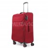 Чемодан средний M ткань красный 67х44х25+5см/78л/3.1кг/Snowball 21505, фото 11