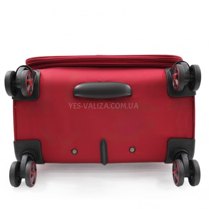 Валіза середня M тканина червона 67х44х25+5см/78л/3.1кг/Snowball 21505, фото 7