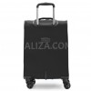 Валіза ручна поклажа S тканина чорний 55х37х20/35л/2.7кг/Snowbal 21505, фото 13