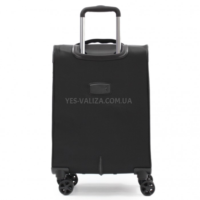 Валіза ручна поклажа S тканина чорний 55х37х20/35л/2.7кг/Snowbal 21505, фото 5