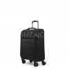 Валіза ручна поклажа S тканина чорний 55х37х20/35л/2.7кг/Snowbal 21505, фото 12