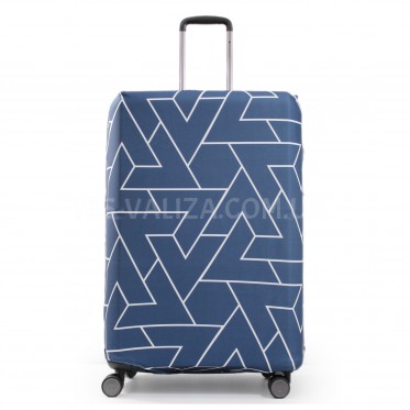 Чехол для чемодана Польша большой L ткань (дайвинг) фигуры/Fly 341-28