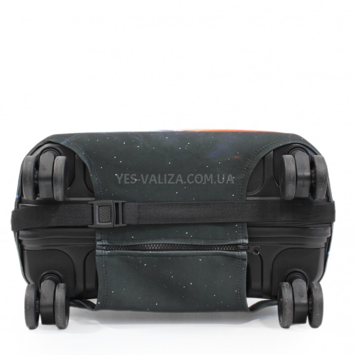 Чехол для чемодана Польша малый S ткань (дайвинг) планета/Fly 181-20, фото 5