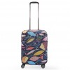 Чехол для чемодана Польша малый S ткань (дайвинг) рыбки/Fly 151-20, фото 8