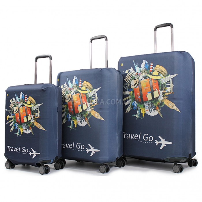 Чохол для валізи Польща малий S (дайвінг) архітектура/Fly 472-20, фото 6