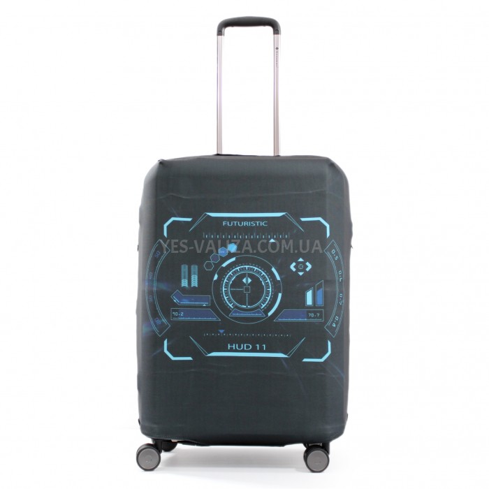 Чохол для валізи Польща середній М (дайвінг) абстракція/Fly 111-24