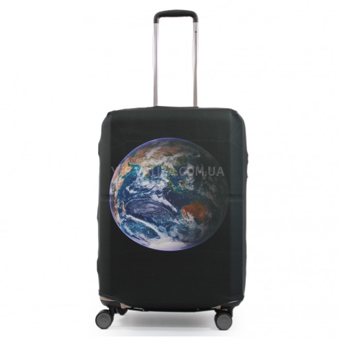 Чехол для чемодана Польша средний М ткань (дайвинг) земля/Fly 261-24, фото 1