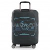 Чехол для чемодана большой L ткань (дайвинг) абстракция/Fly 111-28, фото 7