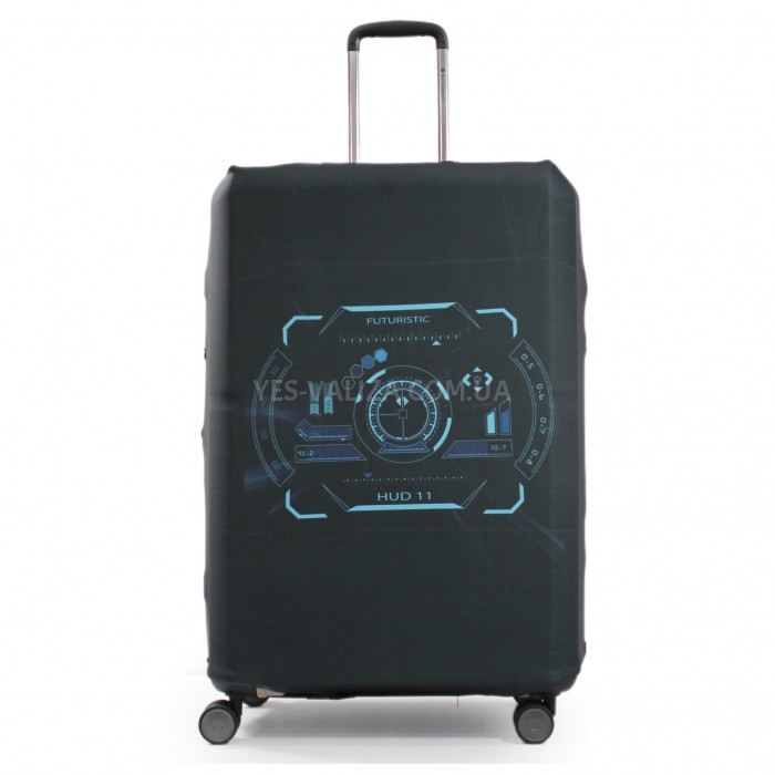 Чохол для валізи великий L тканина (дайвінг) абстракція/Fly 111-28, фото 1