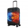 Чехол для чемодана Польша большой L ткань (дайвинг) планета/Fly 181-28, фото 7