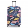 Чехол для чемодана Польша большой L ткань (дайвинг) рыбки/Fly 151-28, фото 8